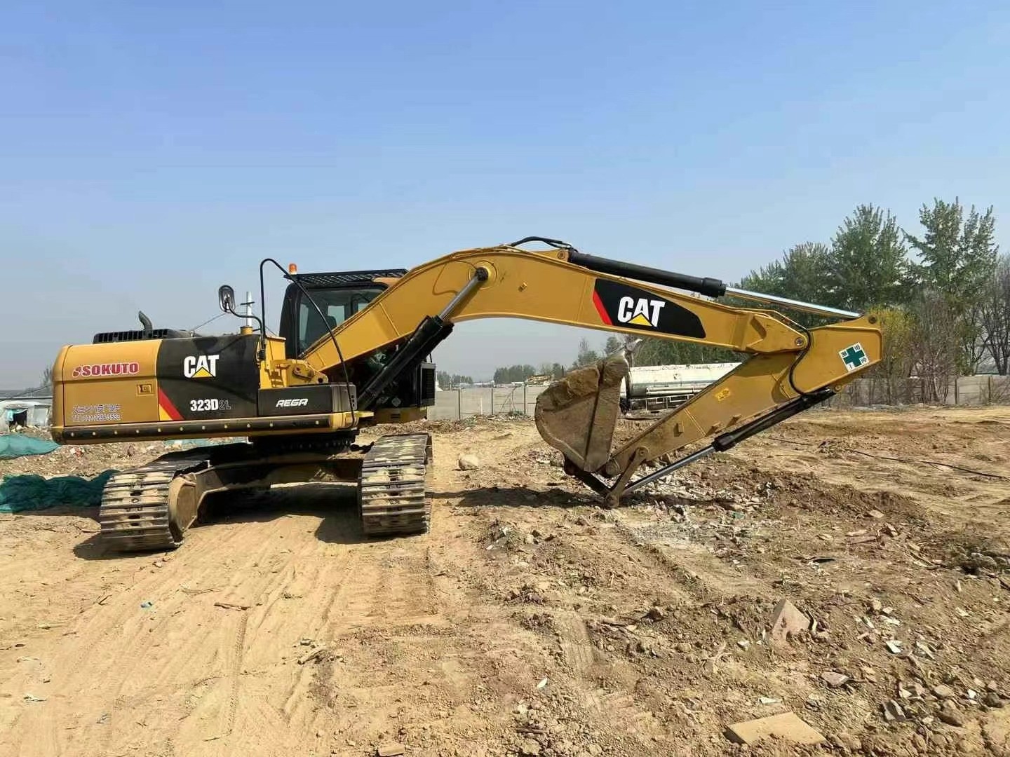 Used CAT 323 Heavy Excavators 23 Ton Original Secondhand Equipment Equipment Digger