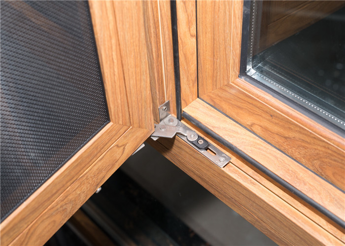 Black Aluminium Horizontal Sliding Windows Floor To Side Corrosion Resistant