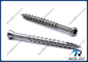 Wholesale 304/305/316 Stainless Steel Square Drive Trim Head Deck Screw Type 17 from china suppliers