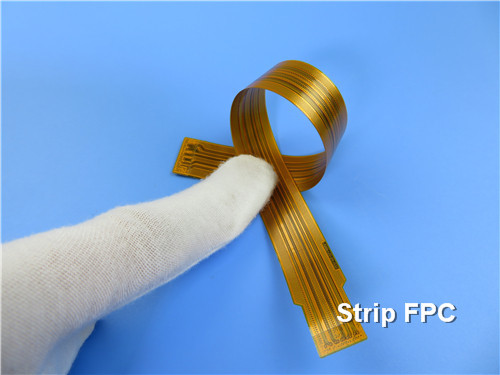 Polyimide 0.5mil Flexible PCB Board With Yellow Coverlay