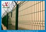 Waterproof Steel PVC Coated Welded Wire Mesh Fence Panels Easily Assembled