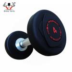 Rubber Coated Fitness Equipment Dumbbells With Maximum Grip Knurled Handle