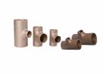 UNS C71500 Copper Nickel Steel Pipe Tee Sch 40 Butt Weld ASME B16.9