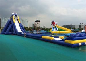 Wholesale Amusement Park Huge Inflatable Water Slide 0.55mm Thickness PVC Material from china suppliers