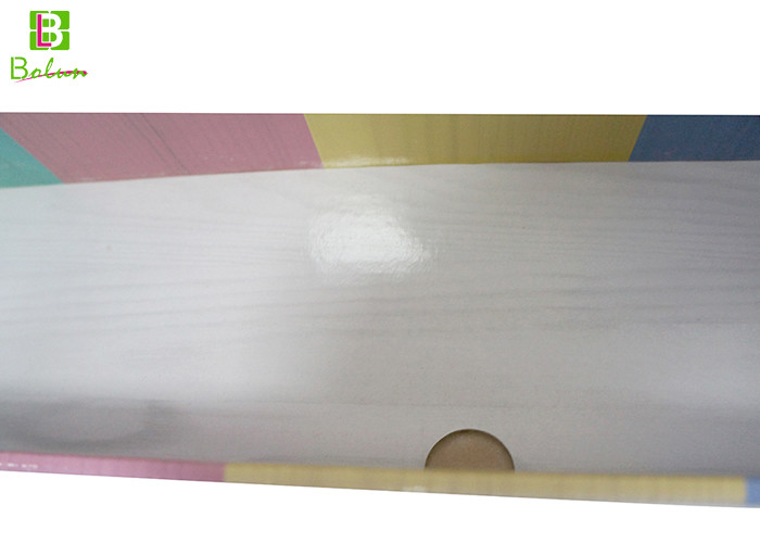 Recycle Waterproof Cardboard Display Holder Colorful Printed On Countertop