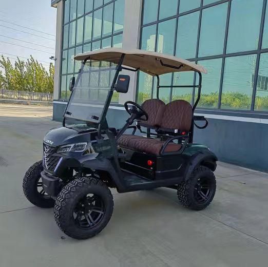 Lead-acid Cell 4000W AC Motor Comfortable Street Legal 2 Seater Electric Golf