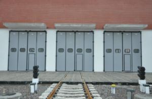 Wholesale Galvanized steel Industrial Folding Doors Railway EMU Maintenance Station Doors from china suppliers