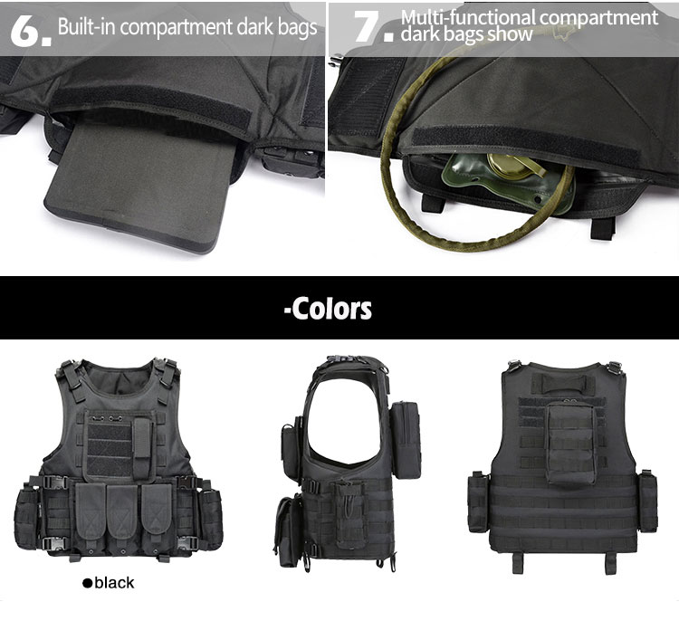 Tactical Outdoor Protective Vest For Security Guard Tactical Vest Tactical Gear