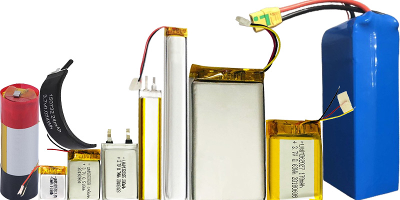 18250 630mAh 3.7V Rechargeable Li Ion Polymer Battery with 5A Pluse discharge Current