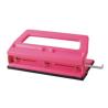 Buy cheap Hot Sale Pink Color 24 sheets capacity adjustable metal 3 holes paper punch from wholesalers