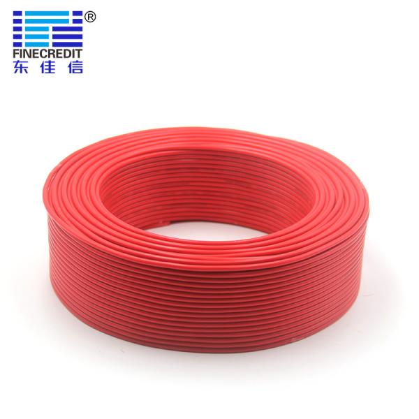 H05V-U / H07V-U/BV Industrial Flexible Cable , Building 6mm Round Electrical