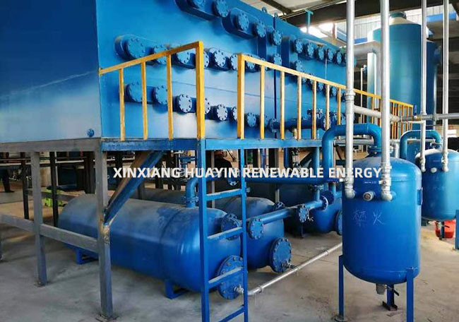 Hy2200x8000 Pyrolysis Oil Plant 15 TPD Waste Tyre Pyrolysis Plant CE