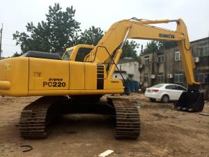 Wholesale Heavy Duty Second Hand Excavator , Durable Used Komatsu Excavator Pc220 from china suppliers