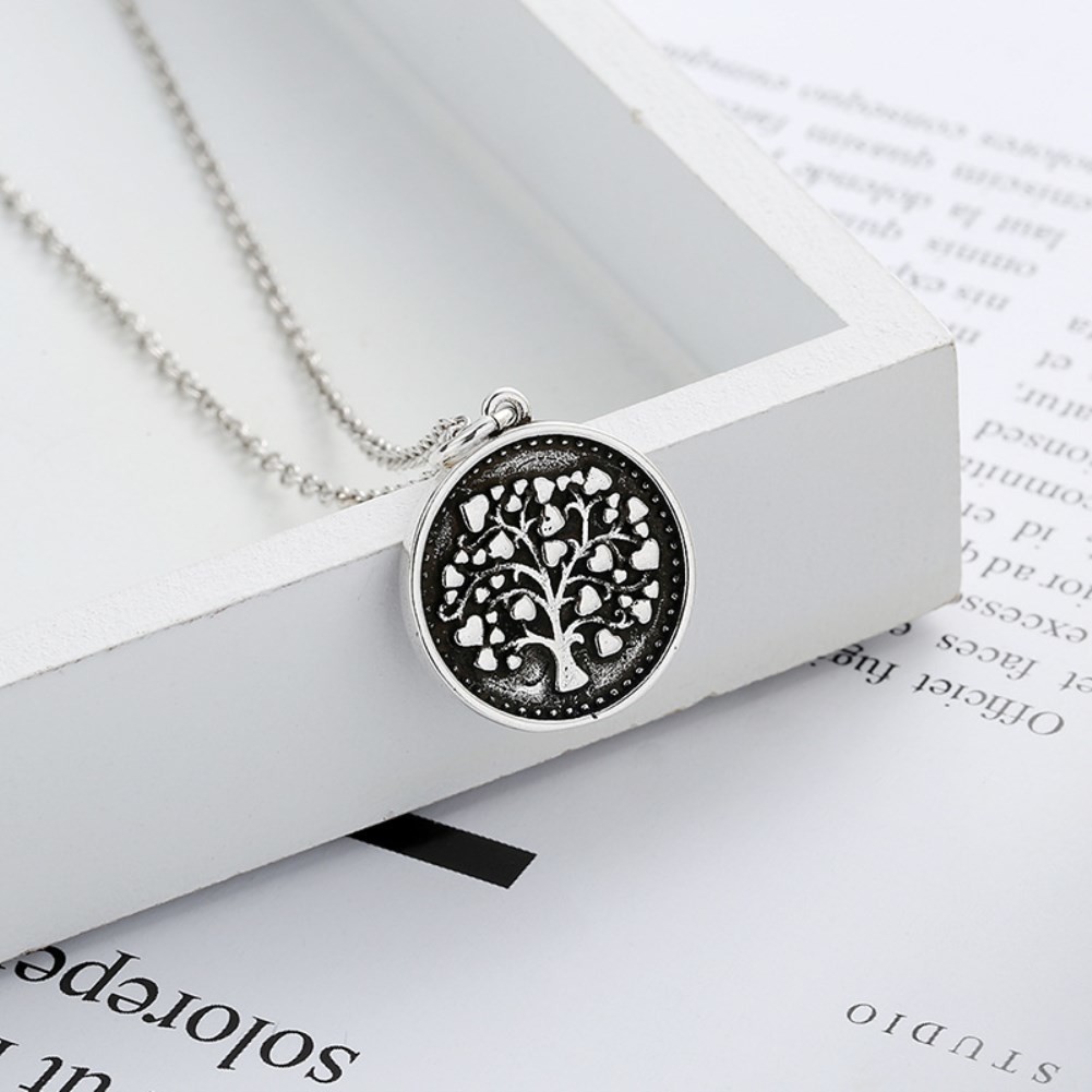 14.4in 10g Chroker Sterling Silver Necklace X18 Tree Of Life Pendant