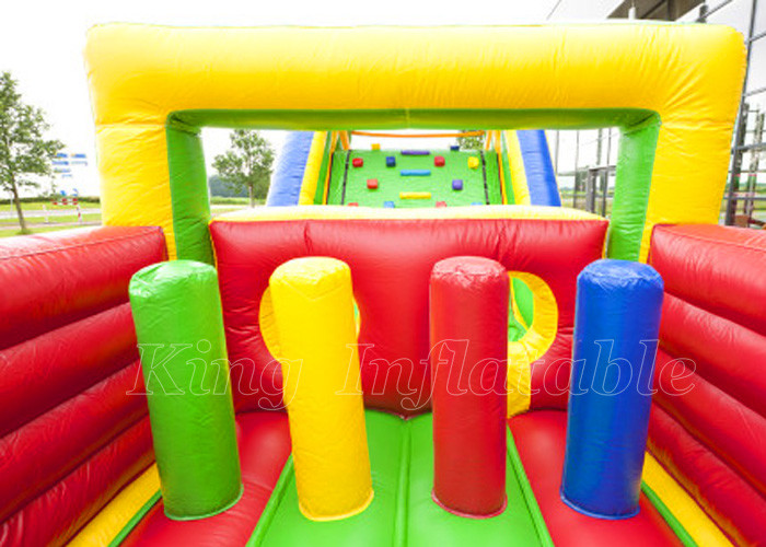 Moon Bounce Obstacle Course Bouncer PVC Inflatable Obstacle Courses Rental For Adults