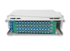 Wholesale ODF Optic Distribution Unit Singemode 48 Port Fiber Optic Patch Panel LC from china suppliers