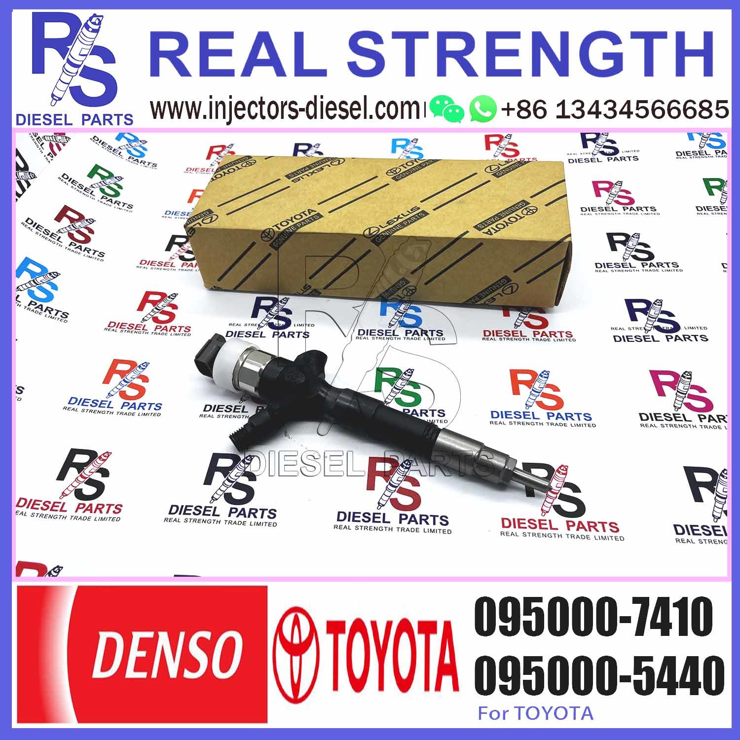 1KD FTV Fuel Injector 095000-6760 095000-7780 095000-7030 23670-39215 095000-7410 For DEN-SOS Toyota Hilux