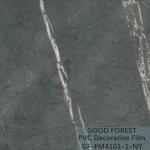 Wardrobes Marble PVC Film Grain With 0.25 - 0.60mm Thickness