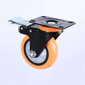 Wholesale 130kg Maximum Load Industrial Furniture Trolley with Single Bearing Caster and Brake from china suppliers