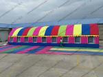 Colorful Semicircle Inflatable Dome Tent PVC Waterproof With Luxury Lining