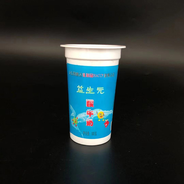 Disposable Ice Cream Parfait Plastic Yogurt Cup VODKA 230ml 8oz 90mm Foil Lid