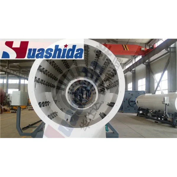 HDPE Jacket Pipe Production Line for PU Foam Pre-Insulated Pipes Diameter 110-560mm