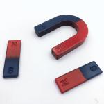 Red Blue U Shaped 200degrees 30mm Teaching Magnet