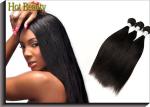 Double Machine Weft Virgin Peruvian Straight Hair 24 Inch Hair Extensions