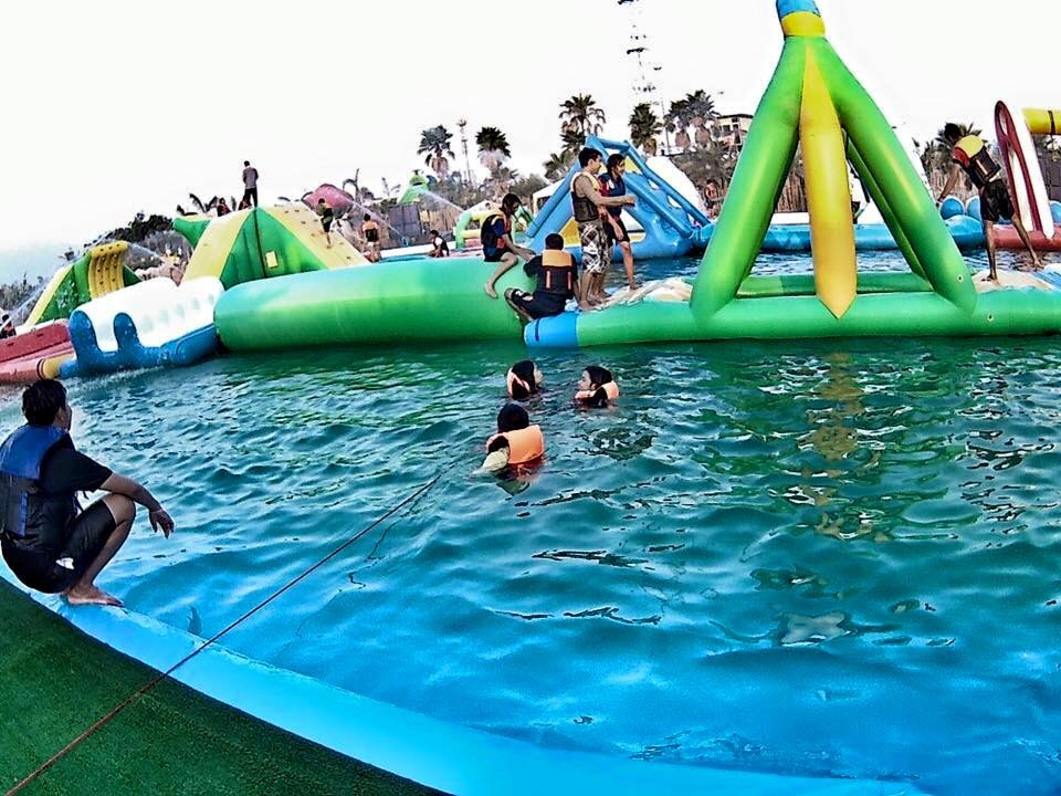 Summer Splash Inflatable Water Park Equipment Comercial Inflatable Floating Water Park