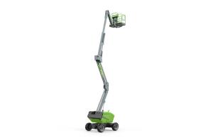 Wholesale Light Green Gray Articulating boom lift 6500kg Weight with Hydraulic Actuation from china suppliers
