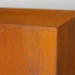 Modern Design Pinacate Corten Steel Outdoor Fireplace Wood Burning