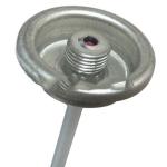 PE Housing Aerosol Gas Can Valve With Dip Tube For Refrigerant