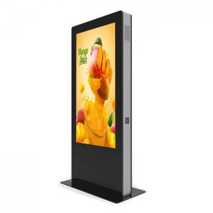 China 65-inch floor-standing advertising LCD display with backlight 2500nits outdoor digital signage on sale