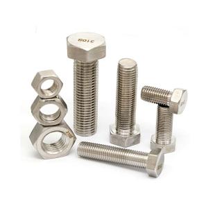 Wholesale DIN931 A2 70 Stainless Steel Hex Head Bolts Nuts Carbon Steel Gr8.8 from china suppliers