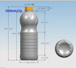 High Efficiency Bottle Blow Molding Machine , Small Plastic Bottle Making