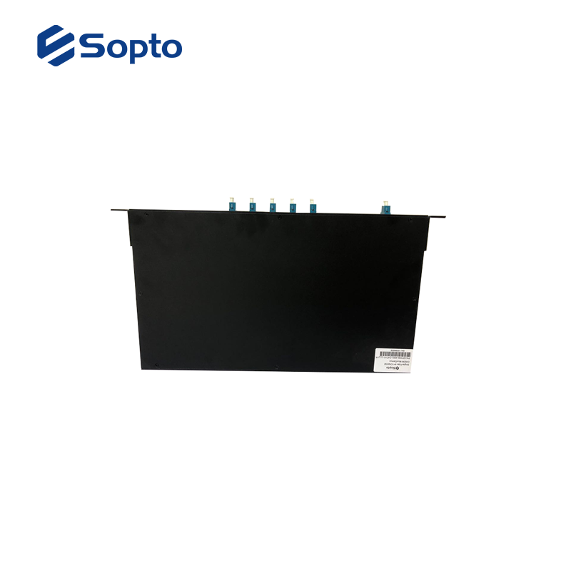 19 Inch Rack Fixed Optical Fiber WDM DWDM 100GHz Mux / Demux 1~3 Years Warranty