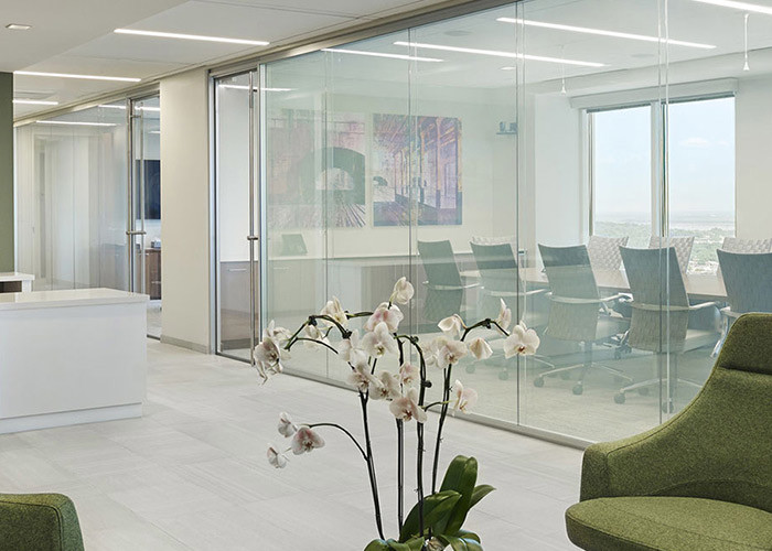 Sound Absorption Easy Assemble Glass Partition Wall For Office Partition Room High Quality Aluminum Frame