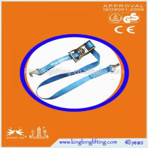 Wholesale High Tenacity  Industrial Lifting Straps Ratchet Tie Down 1500kg Blue Color from china suppliers