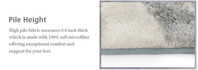 BSCI Reinforced Stitching Tufted Bath Mat With Durable Latex Backing