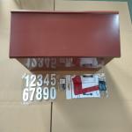 Wall Mount Mailbox for House Durable Carbon Steel Mailbox for Outside Wall Mount