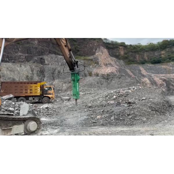 Fully Hydraulic Excavator Jack Hammer Attachment 13 Ton Breaker Customized