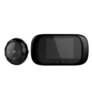 Wholesale CE Approved Infrared Peephole Video Doorbell 3X Digital Zoom For Door Keeping from china suppliers