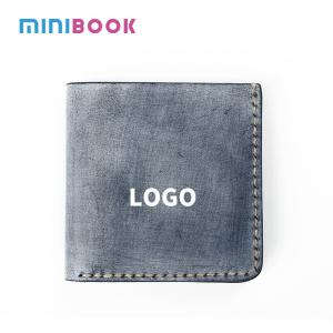 Wholesale Nylon Lined Retro First-Layer Cowhide Hand-Stitched Small Wallet for Your Convenience from china suppliers