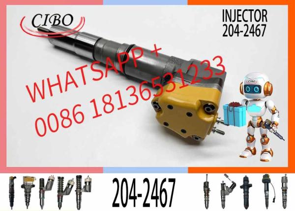Excavator 3412E/3408E Engine ,Common Rail Fuel Injector 204-2467 2042467,