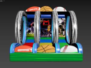 Wholesale Football Baseball Backetball Inflatable Games For Teenager Adult from china suppliers