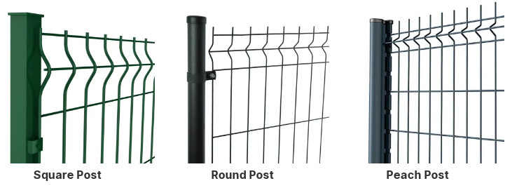 Yellow V Mesh Security Fence Hot Dipped Galvanized Metal Fence Panels