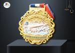 Colorful Printing 65×4MM Sports Award Medals And Ribbons