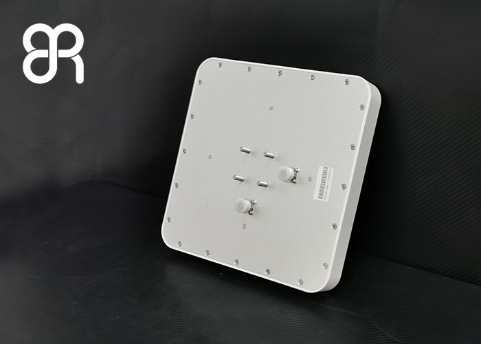 Size 258×258×36mm UHF Linear RFID Antenna Connector Type N Female Two Inputs