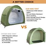 Outdoor Bicycle Storage Room Tent, Bike Cover Storage Outdoor Portable Bicycle