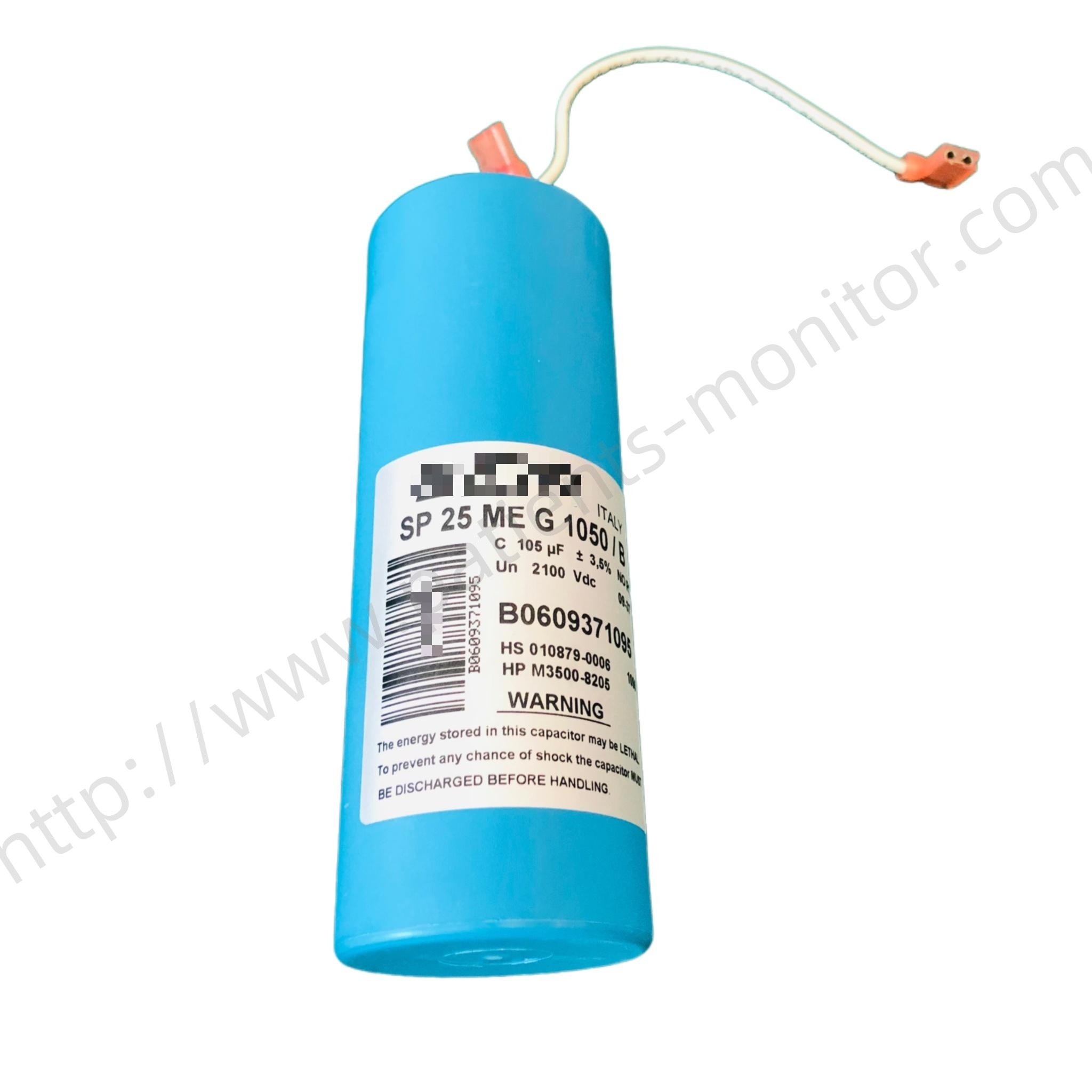 PHiliph XL M4735A Defibrillator Machine Capacitor Blue SP25MEG1050 B for Hospital Medical Device Parts